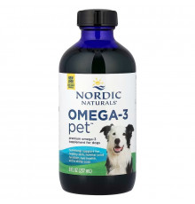 Омега-3 для собак, Omega-3 Pet, Nordic Naturals, сприяє здоров'ю серця, шкіри, вовни та імунітету, 237 мл.