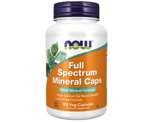 Мультимінерали, Full Spectrum Mineral Caps, Now Foods, 120 вегетаріанських капсул