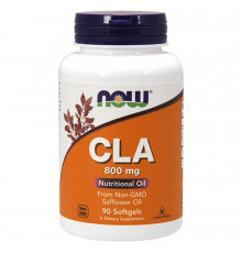 Кон'югована лінолева кислота, CLA, Now Foods, 800 мг, 90 гелевих капсул