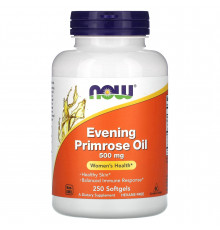 Олія вечірньої примули, Evening Primrose Oil, Now Foods, 500 мг 250 капсул