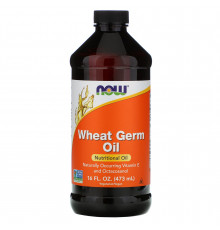 Масло зародків пшениці, Wheat Germ Oil, Now Foods, 473 мл