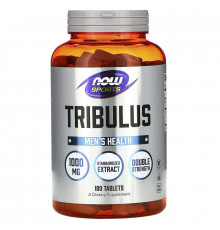 Трибулус, Tribulus, Now Foods, Sports, 1000 мг, 180 таблеток