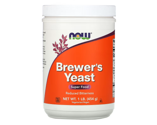 Пивні дріжджі, Brewer's Yeast, Now Foods, Super Food, 454 гр.