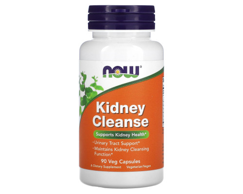 Очищення нирок і сечового міхура, Kidney Cleanse, Now Foods, 90 вегетаріанських капсул