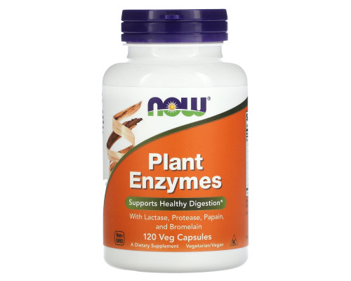 Ензими, Plant Enzymes, Now Foods, ферменти, 120 капсул