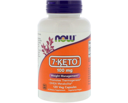 7 кето DHEA, 7-Keto, Now Foods, 100 мг, 120 капсул