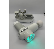 Компактний перкусійний масажер Booster Lightsaber Mini White з кейсом у комплекті