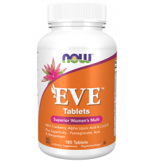 Вітаміни для жінок Єва, Eve, Women's Multi, Now Foods, чудовий комплекс, 180 таблеток