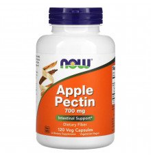Яблучний пектин, Apple Pectin, Now Foods, 700 мг, 120 вегетаріанських капсул