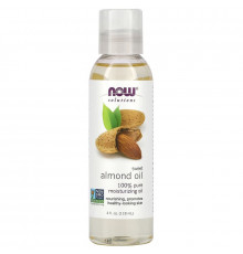 Масло солодкого мигдалю, Sweet Almond Oil, NOW Foods, Solutions, 118 мл