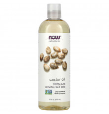 Касторове масло, Castor Oil, Now Foods, Solutions, Solution Oils, 473 мл.