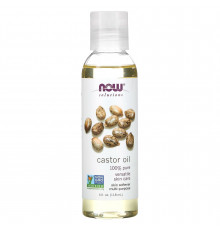Касторова олія, Solutions, Castor Oil, Now Foods, 118 мл