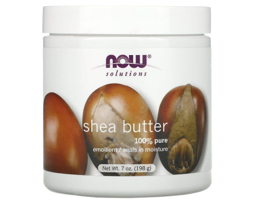 Олія ши, Shea Butter, Now Foods, Solutions, 198 г