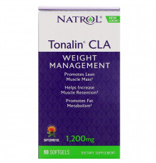 Конъюгированная линолевая кислота, Tonalin CLA, Natrol, 90 гелевых капсул