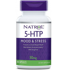 5-гидрокситриптофан, 5-HTP, Natrol, 50 мг, 45 капсул