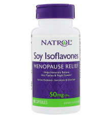 Соєві ізофлавони, Soy Isoflavones, Natrol, 60 капсул