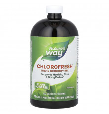 Хлорофіл, Chlorofresh, Nature's Way, рідкий, 132 мг, без смаку, 480 мл