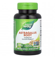 Астрагал, Astragalus, Nature's Way, корень, 1410 мг, 100 веганских капсул (470 мг в капсуле)