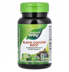 Клопогон (Циміцифуга), Black Cohosh, Nature's Way, корінь, 540 мг, 100 веганьких капсул