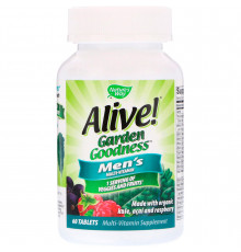 Мультивітаміни для чоловіків Alive!, Men's Multivitamin, Nature's Way, 60 таблеток