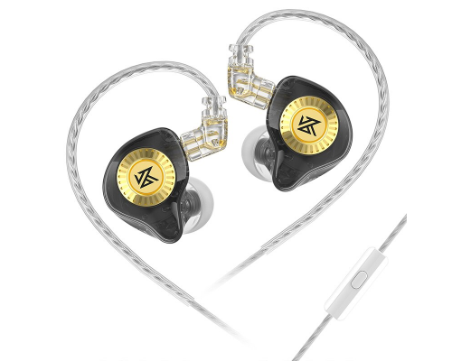 Навушники KZ EDX Ultra з мікрофоном black