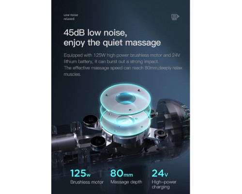 Професійний перкусійний масажер Booster Lightsaber (24v) для масажу тригерних точок.