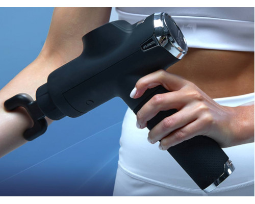 Професійний ударний перкусійний масажер Booster Fusion Black Pro – чорний, для масажу тіла.