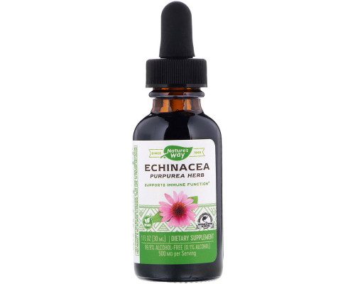 Ехінацея, Echinacea, Nature's Way, 500 мг, 30 мл