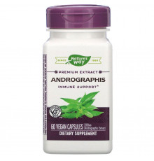 Андрографис, Andrographis, Nature's Way, 300 мг, 60 веганских капсул