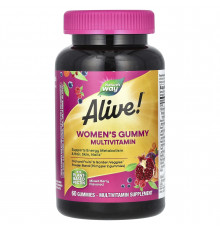 Мультивітаміни для жінок, Alive! Women's Gummy Vitamins, Nature's Way, ягідний мікс, 60 жувальних цукерок