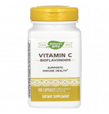 Витамин С, Vitamin C, Nature`s Way, 1000 мг, 100 капсул (500 мг на капсулу)