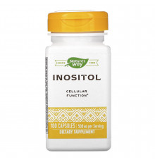 Інозітол, Inositol, Nature's Way, 500 мг, 100 капсул