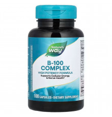 Комплекс B-100, B-100 Complex, Nature's Way, 100 капсул