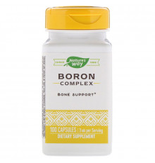 Борон, Boron, Nature's Way, комплекс, 3 мг, 100 капсул
