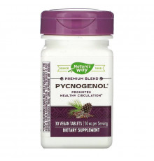 Пікногенол, Pycnogenol®, Nature's Way, екстракт соснової кори, 50 мг, 30 таблеток