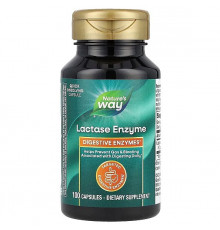 Лактаза, Lactose Defense, Nature's Way, 100 капсул (230 мг в 1 капсулі)