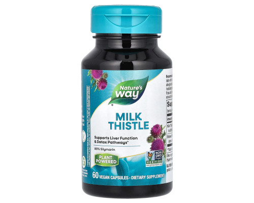 Розторопша, Milk Thistle, Nature's Way, 60 капсул