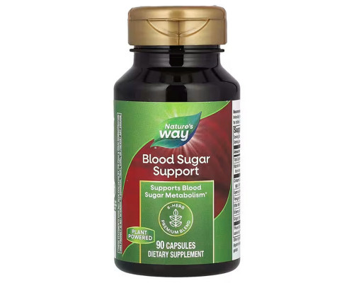Підтримка рівня цукру в крові, Blood Sugar, Nature's Way, 90 капсул