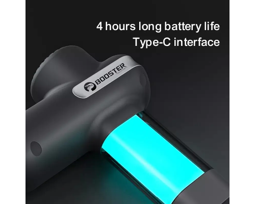 Компактний перкусійний масажер Booster Lightsaber Mini з зарядною станцією