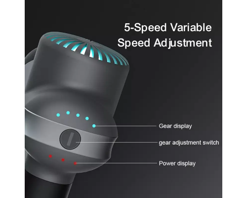 Компактний перкусійний масажер Booster Lightsaber Mini з зарядною станцією