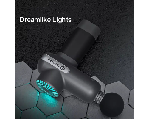 Компактний перкусійний масажер Booster Lightsaber Mini з зарядною станцією