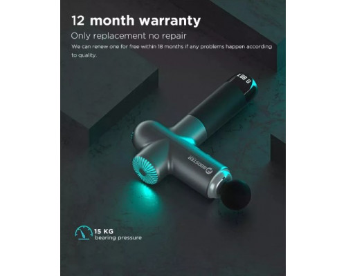 Професійний ударний масажер Booster Lightsaber (24V) для тіла – ефективний пристрій для відновлення та розслаблення м'язів.