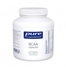BCAA, Pure Encapsulations, поддержка мышечной функции во время упражнений, 250 капсул