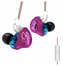 Навушники KZ ZST з мікрофоном purple