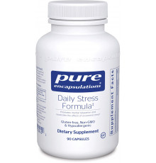 Антистресова формула, Daily Stress Formula, Pure Encapsulations, для щоденного зняття стресу, 90 капсул