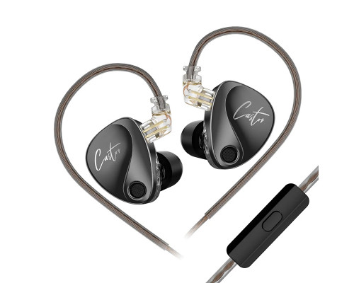 Навушники KZ Castor Improved Bass з мікрофоном black