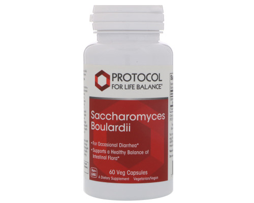 Сахароміцети буларді, Saccharomyces Boulardii, Protocol for Life Balance, 60 вегетаріанських капсул