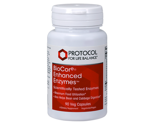 Травні ферменти широкого спектру, BioCore® Enhanced Enzymes™, Protocol for Life Balance, 90 веганських капсул