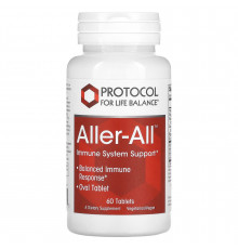 Підтримка імунітету та дихальної функції, Aller-All, Immune System Support, Protocol for Life Balance, 60 таблеток