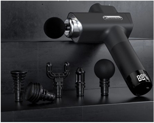 Перкусійний масажер Booster M2-D — масажний пістолет для ефективного відновлення м'язів.